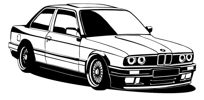 BMW e30 sedan