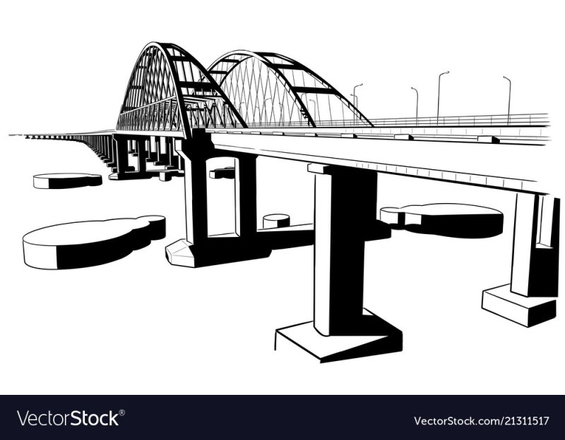 Мост Крым вектор