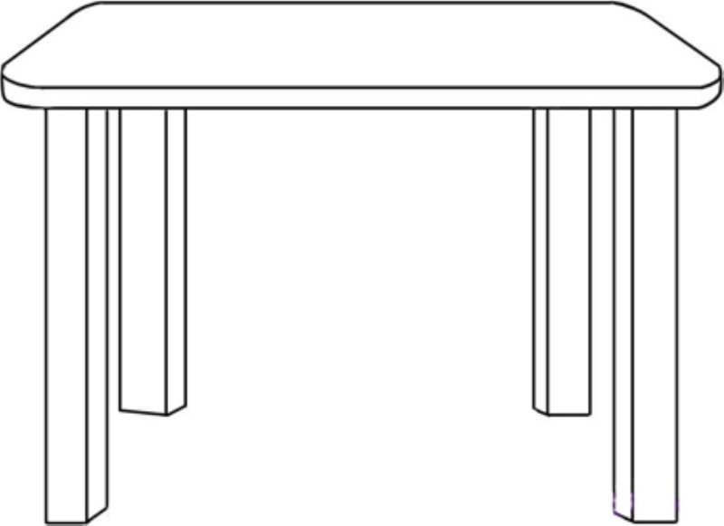 Стол раскраска