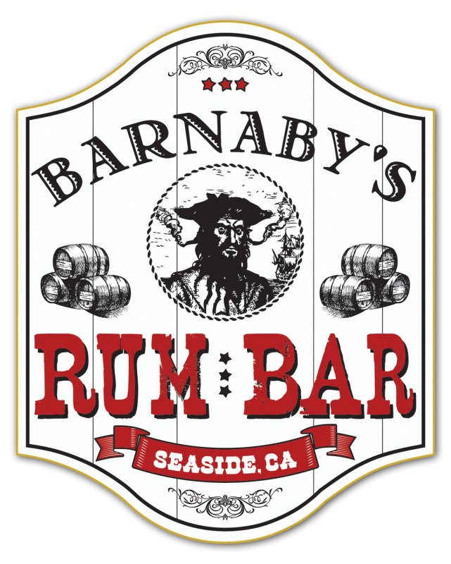 Наклейка на бутылку Ром пиратский