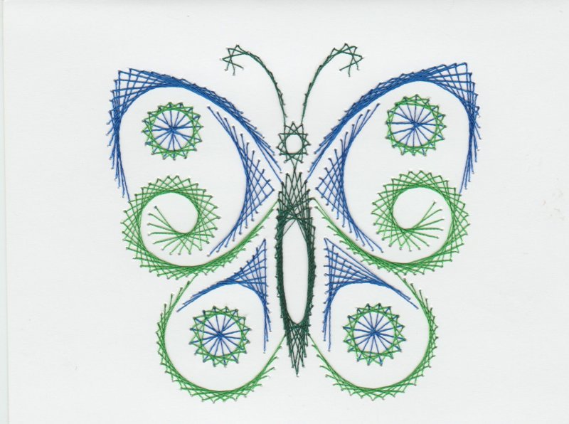 Схемы вышивки изонитью с цифрами для детей