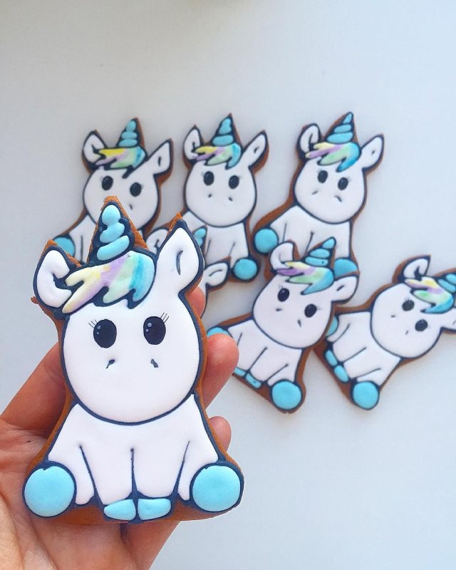 Имбирный пряник Единорожка