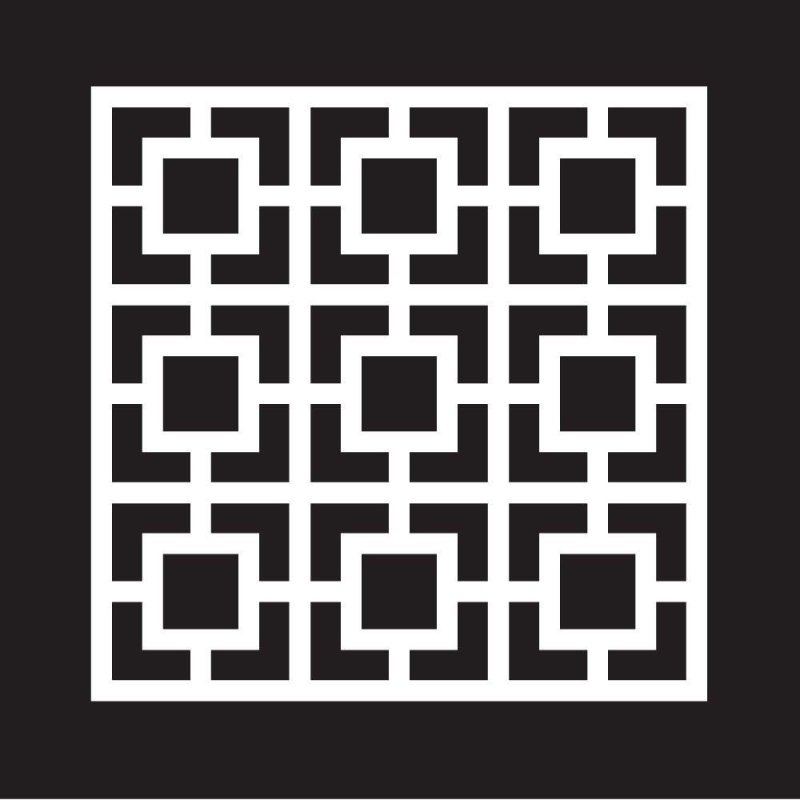 Трафарет квадратный