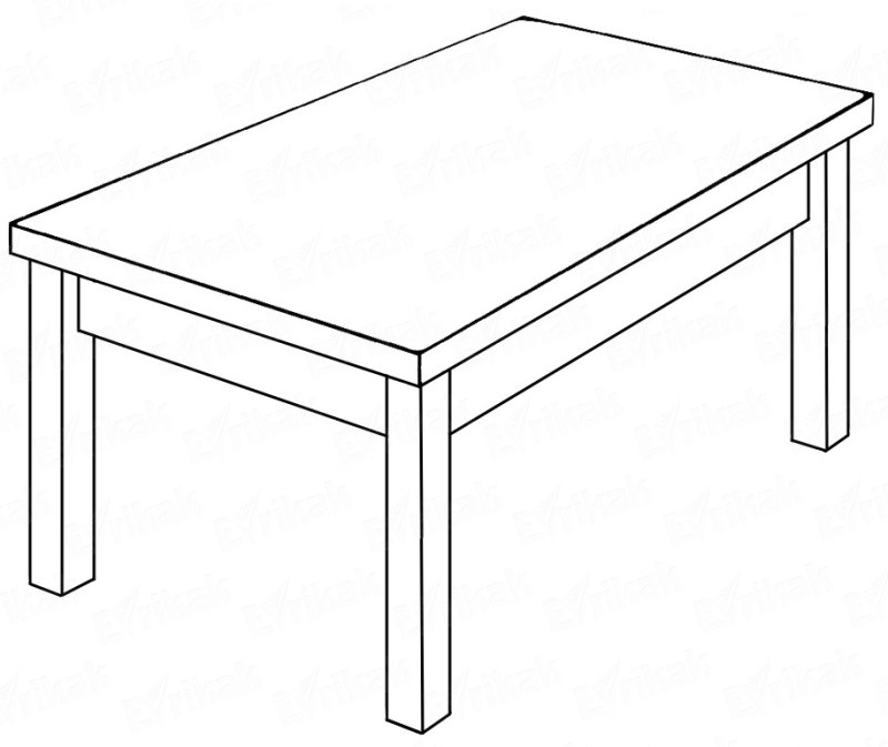Стол раскраска