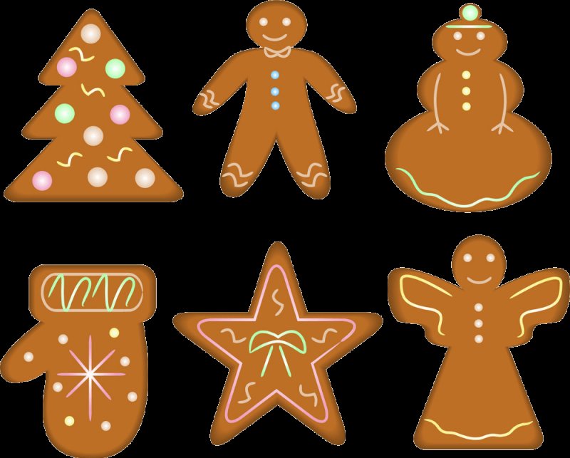 Трафареты для пряников новогодние