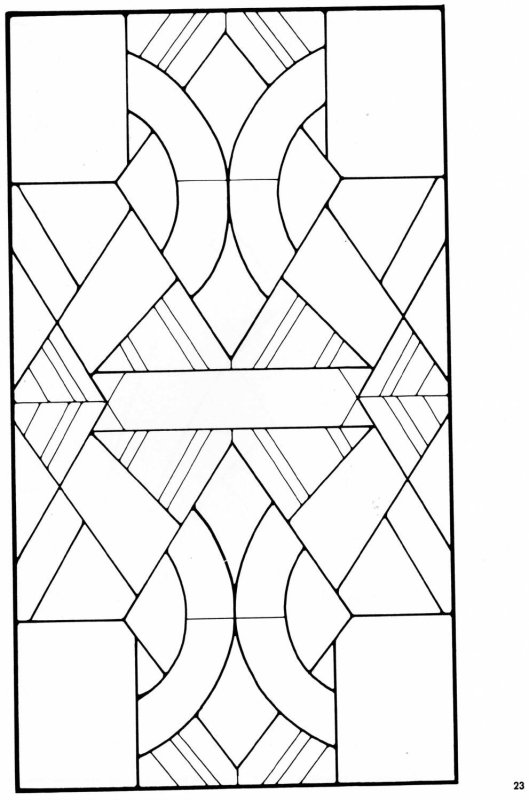 Витраж орнамент