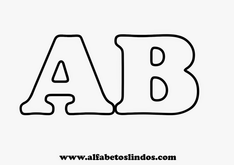 Буквы объемные для вырезания