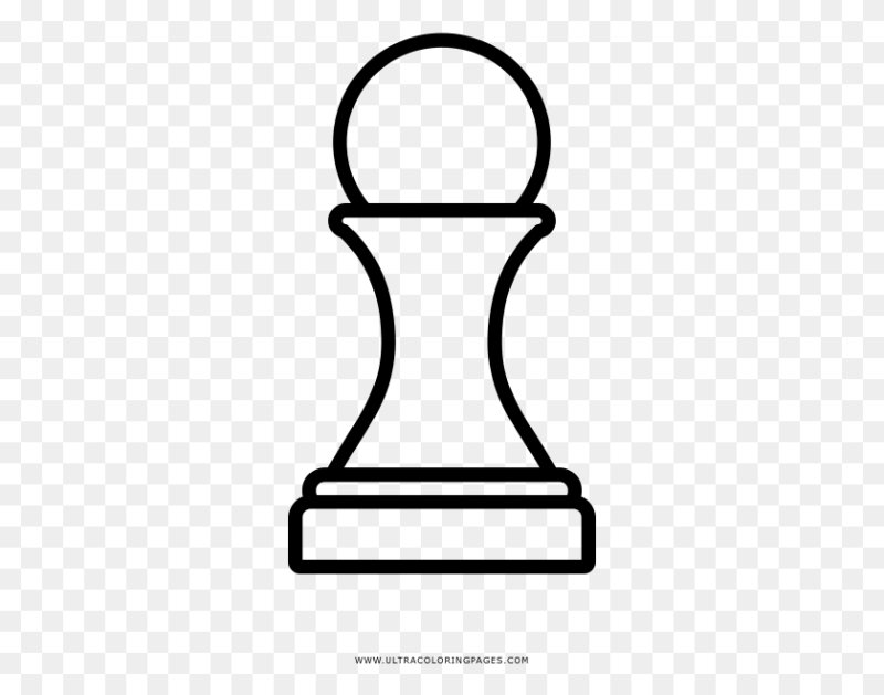 Трафарет шахматных фигур