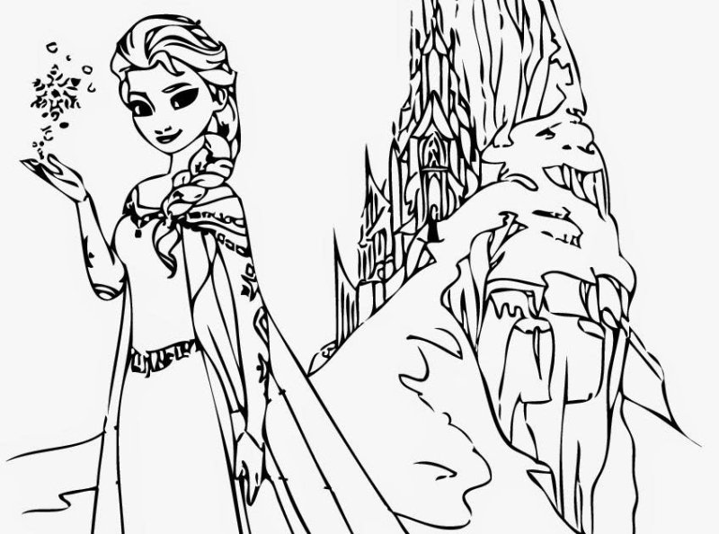 Раскраска "Холодное сердце"