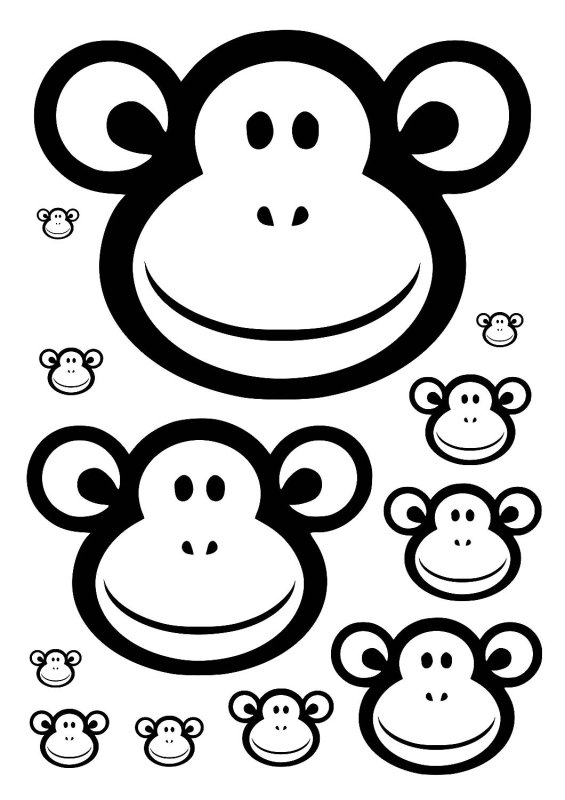 Обезьяна шаблон