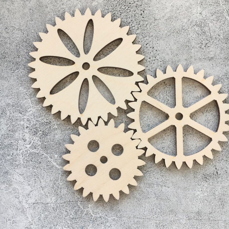 Шестеренки для бизиборда