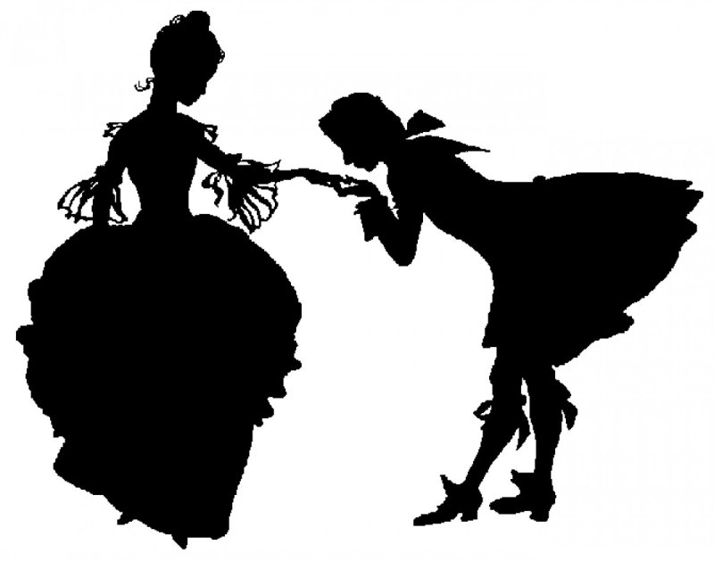 Силуэт барышни