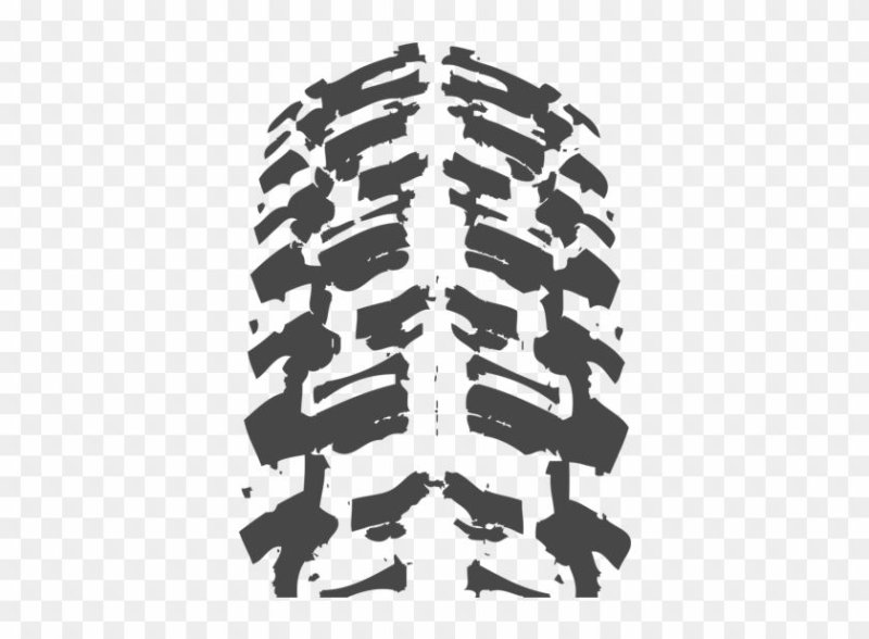 Отпечаток протектора шины