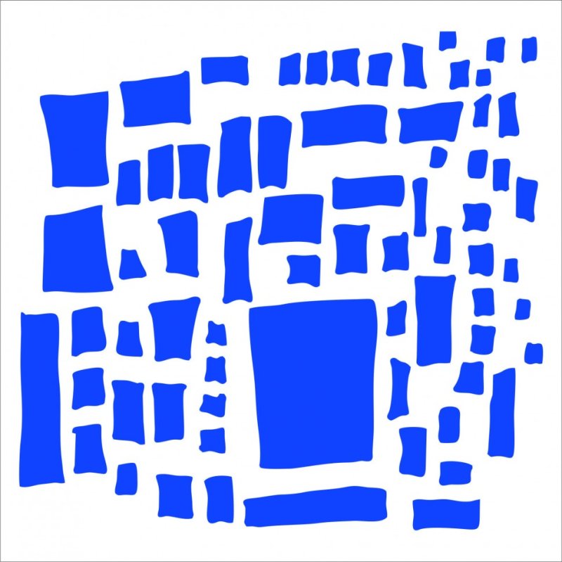 Трафарет квадратики