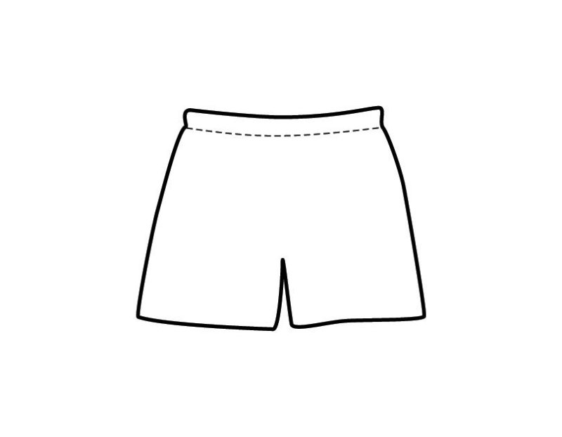 Трафарет шорты