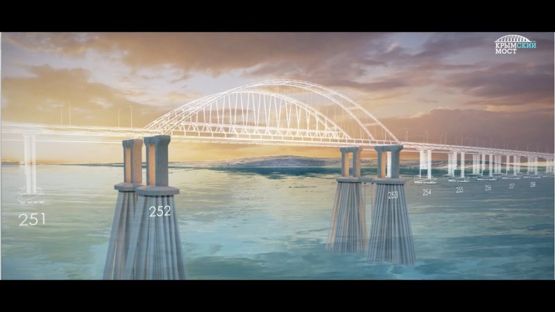 Керченский мост вектор