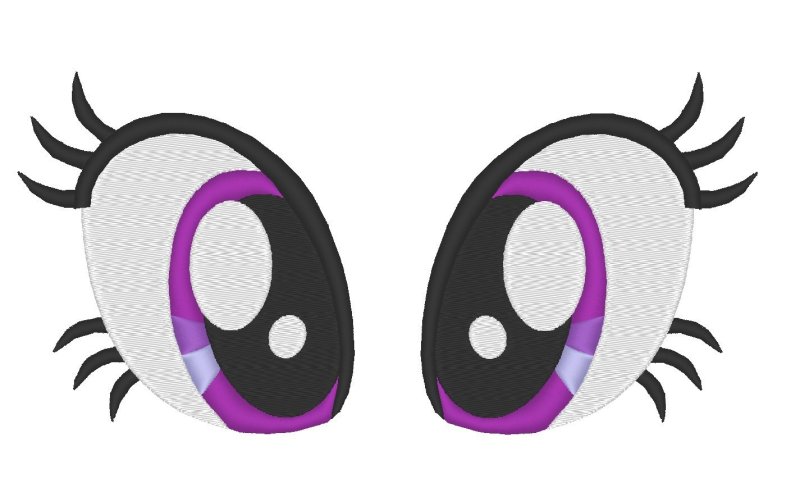Глаза мультяшные