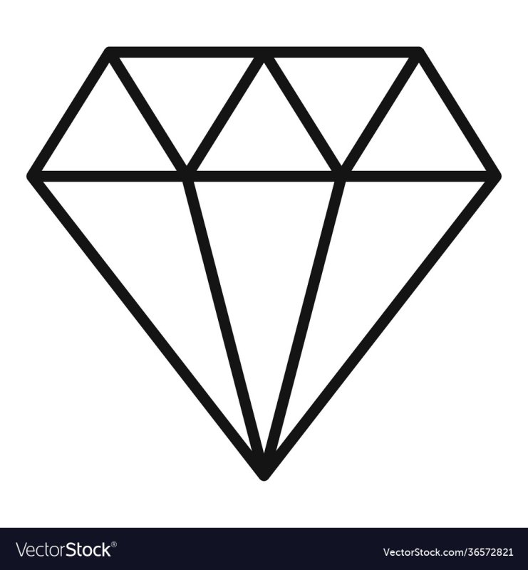 Бриллиант вектор