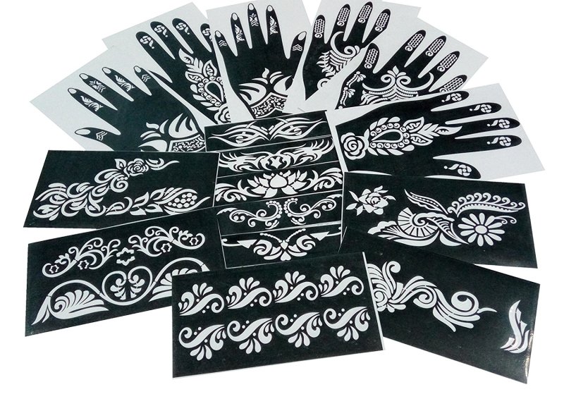 Трафарет для мехенди