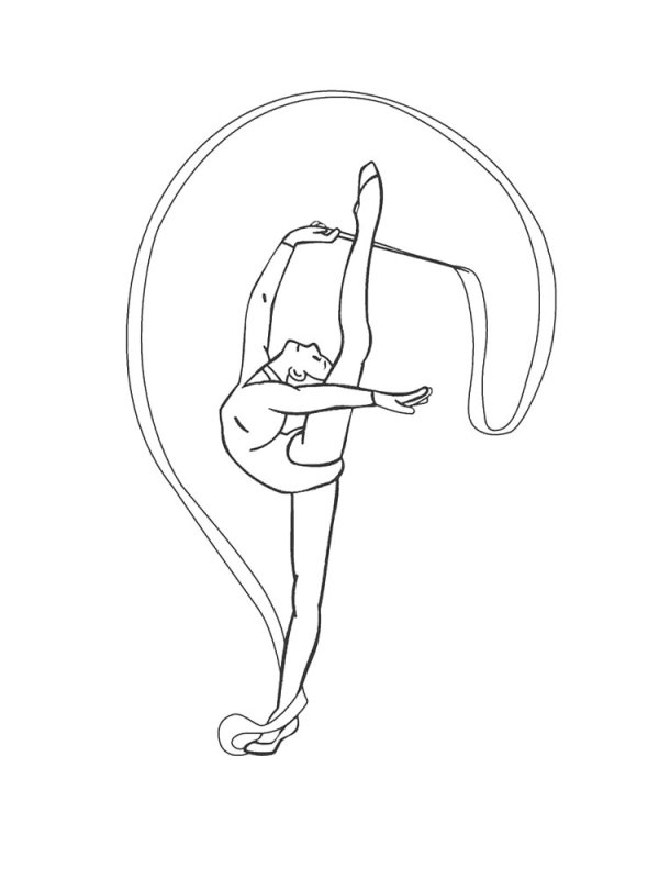 Гимнастика рисунок