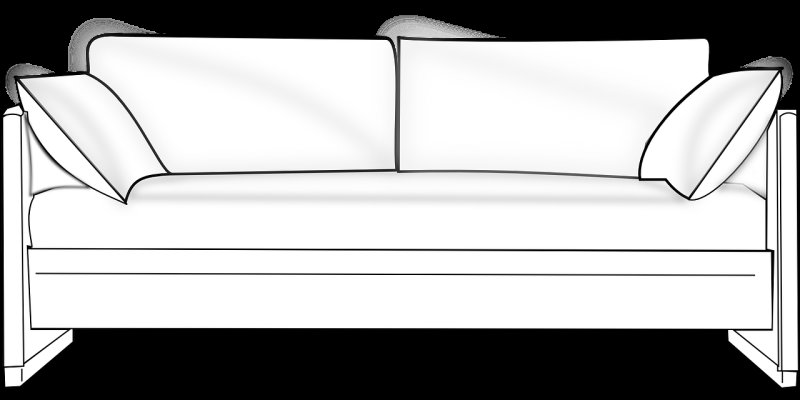 Нарисовать диван