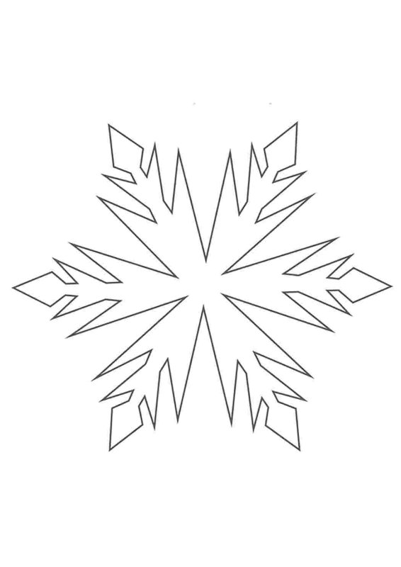 Снежинка рисунок