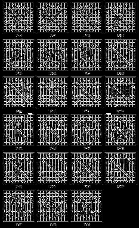 Шаблон знаков безопасности
