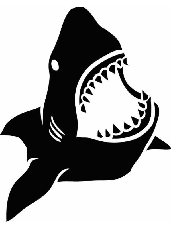 Силуэт акулы