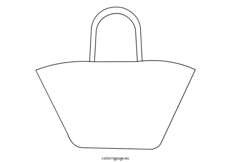 Трафарет сумки