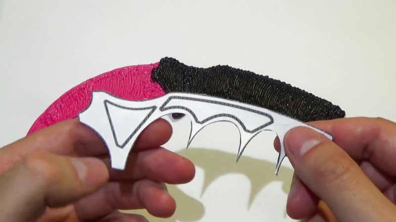 Керамбит Голд 3д ручка