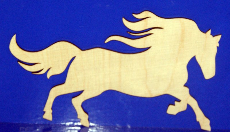 Трафарет лошадей для выпиливания