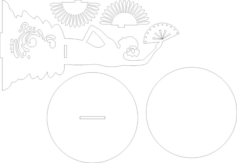 Макет салфетницы из фанеры