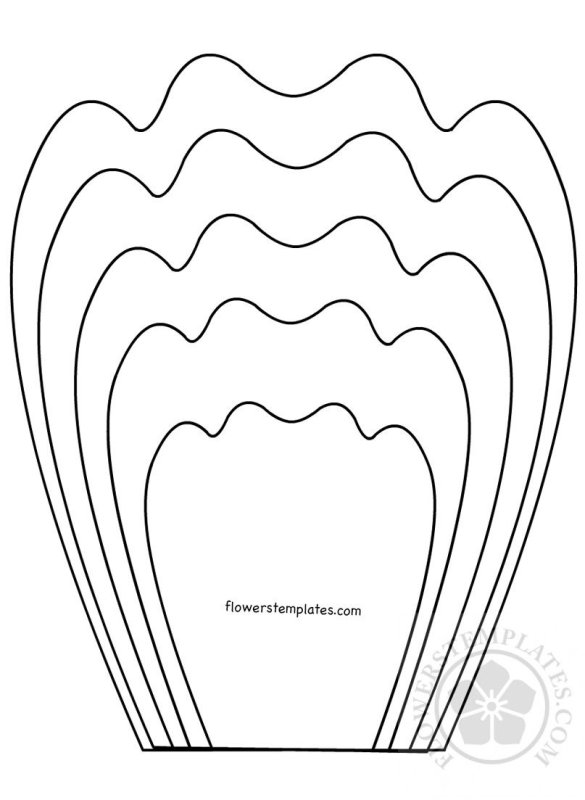 Лепестки для бумажных цветов