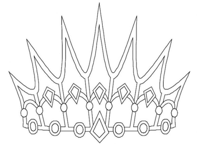 Макет короны принцессы