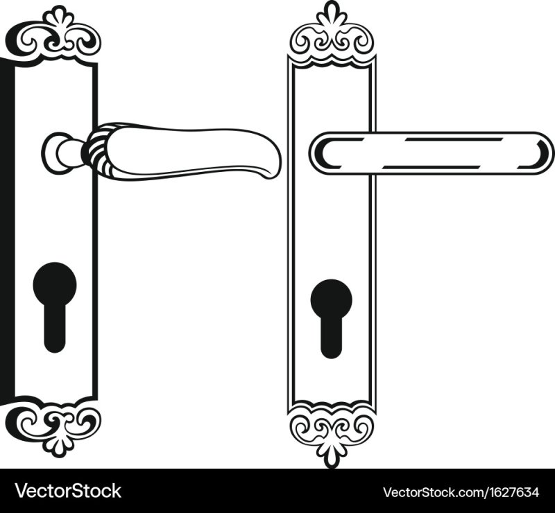 Замок на дверь рисунок