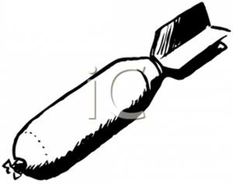 Раскраска бомба