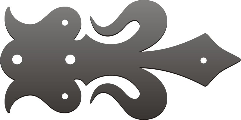 Кованые петли, жиковины