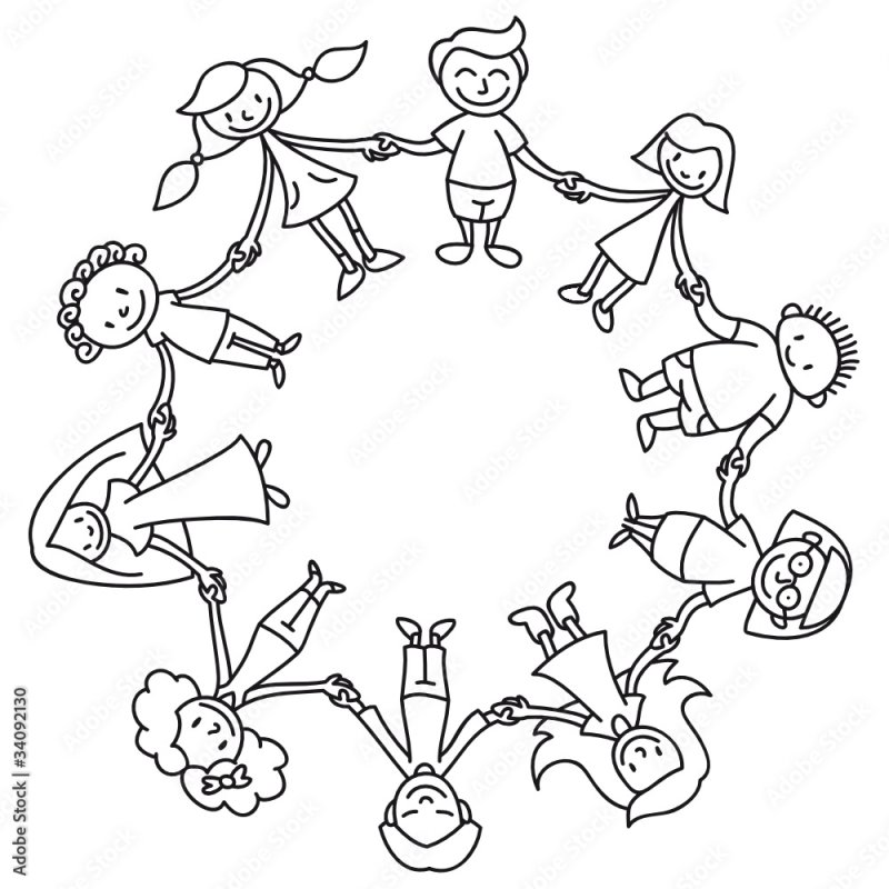 Раскраска Дружба