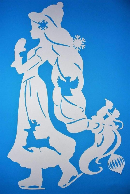 Вытынанки зимние