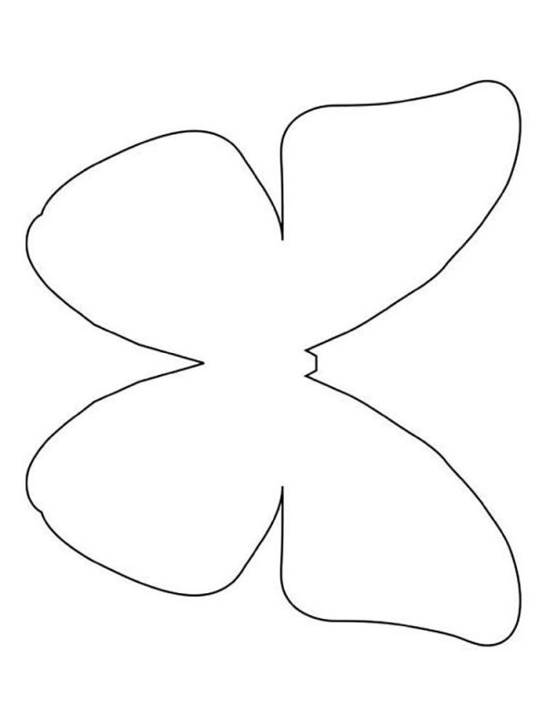 Бабочки для печати трафарет