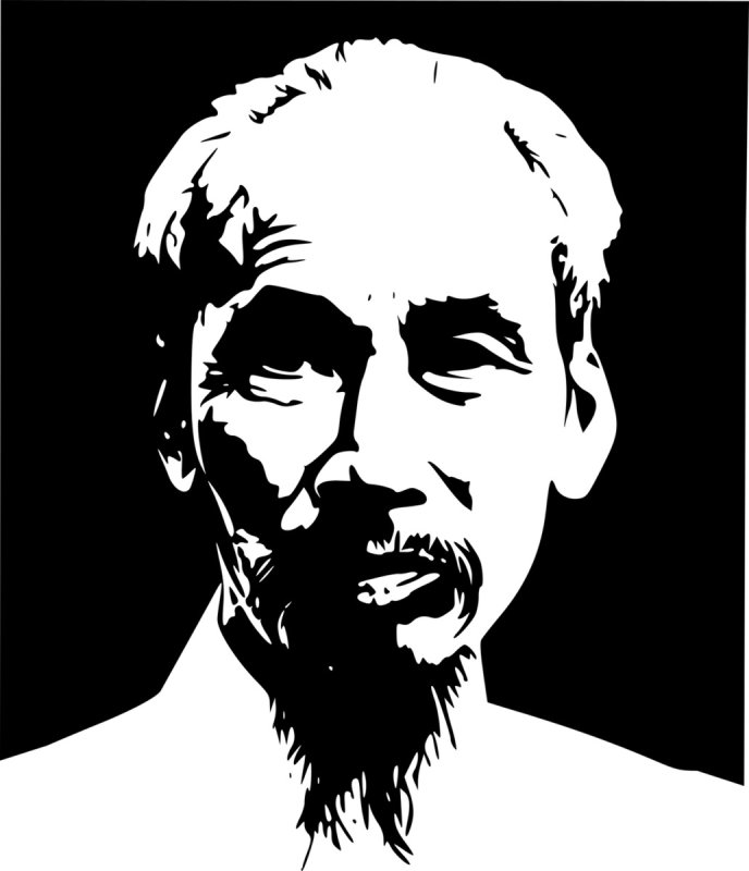 Ho chi Minh portrait