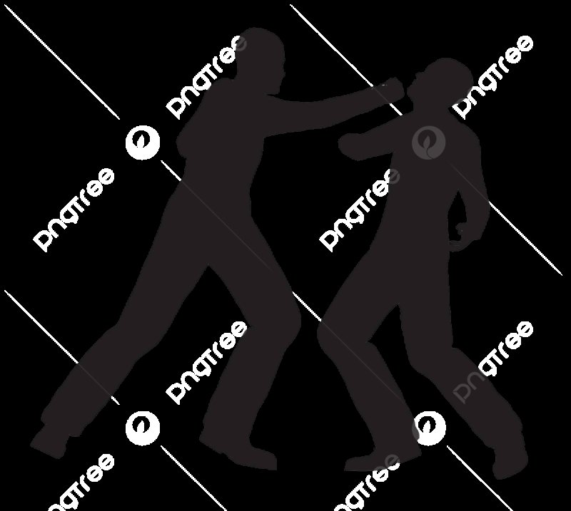 Силуэт двух людей