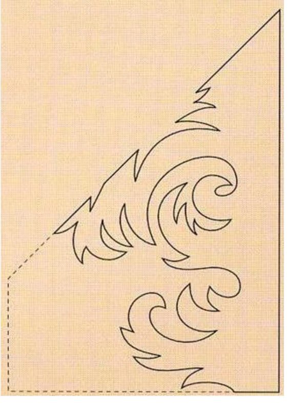 Трафареты узоров для вырезания