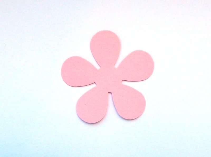 Цветочки для вырезания из бумаги