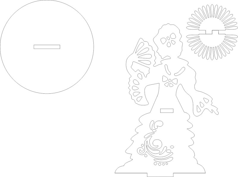 Салфетницы из фанеры чертежи