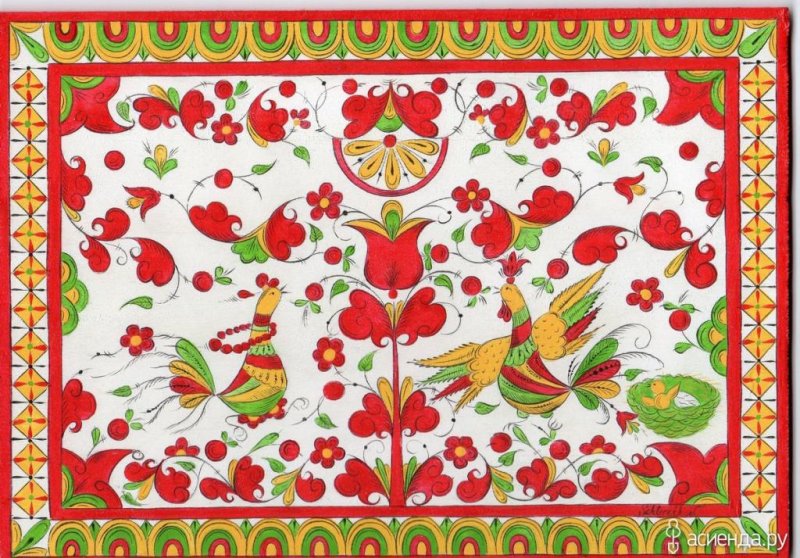 Северодвинская роспись Борецкая