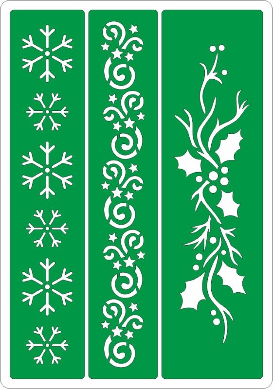 Трафарет "бордюр"