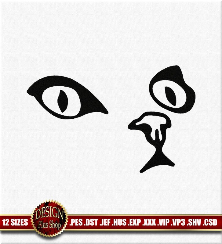 Тату глаза кошки