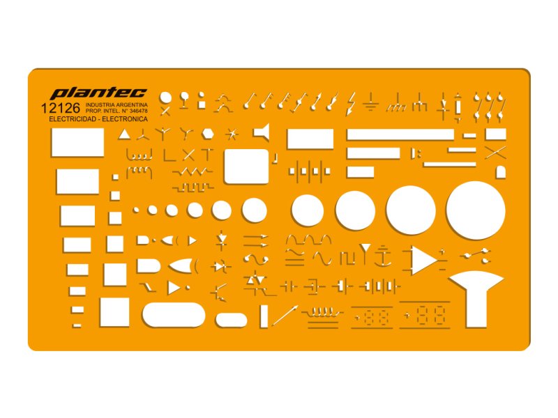 Линейка-трафарет Инженерная