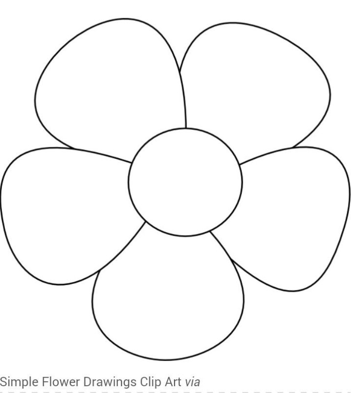 Трафареты цветов для рисования